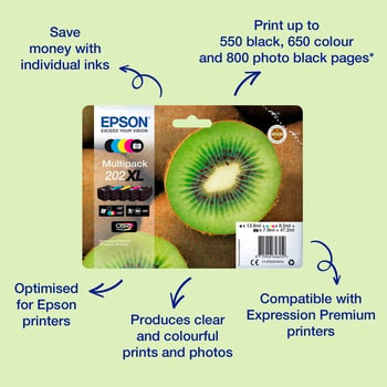Epson 202 Black Ink Cartridge
