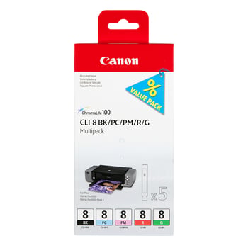 Canon CLI-8 Multi Pack (BK/PC/PM/R/G)