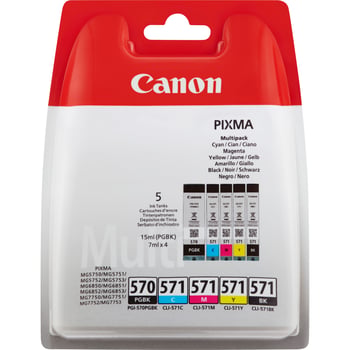Canon PGI-570 & CLI-571 Ink Cartridge Multipack