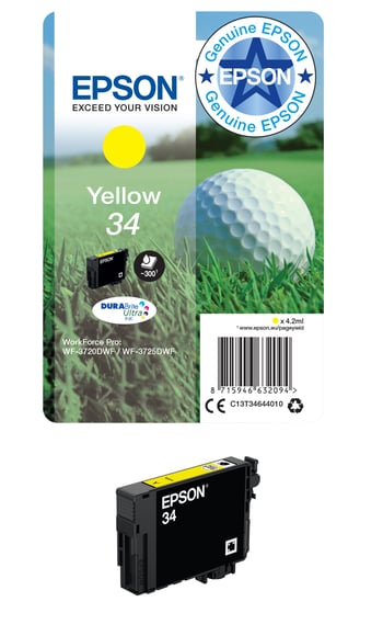 Epson 34 Yellow Ink Cartridge