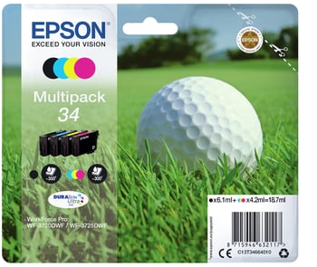 Epson 34 Ink Cartridge Multipack (B/C/M/Y)