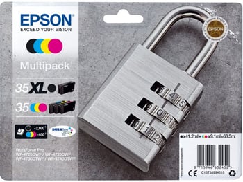 Epson 35XL/35 Ink Cartridge Multipack (B/C/M/Y)