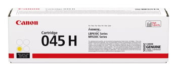 Canon 045H-Y High Capacity Yellow Toner Cartridge