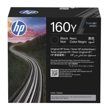 HP 160Y Black Toner Cartridge (W1600Y)