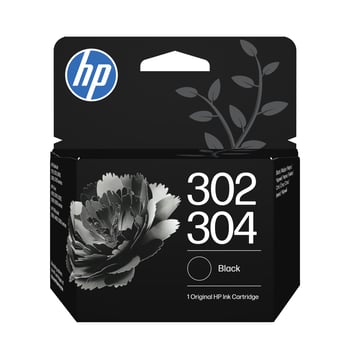 HP 302 / 304 Tri Colour & Black Ink Cartridge 2-Pack