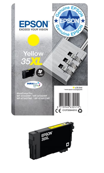 Epson 35XL Yellow Ink Cartridge