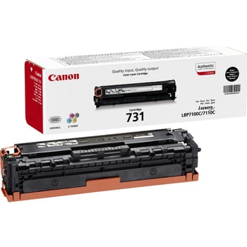 Canon 731-BK Standard Capacity Black Toner Cartridge
