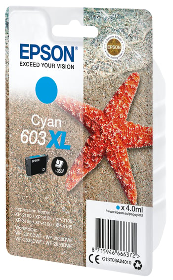 Epson 603XL Cyan Ink Cartridge