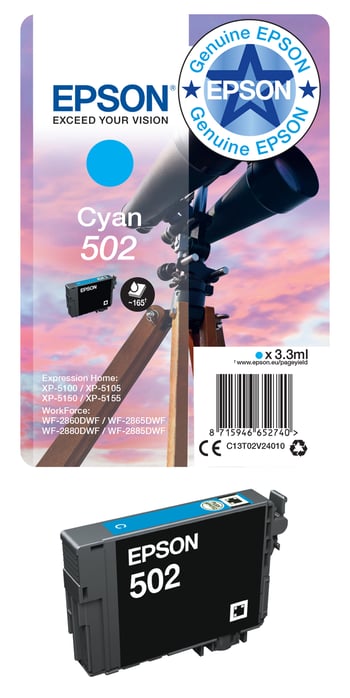 Epson 502XL Multipack (B/C/M/Y)