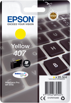 Epson 407 Yellow Ink Cartridge