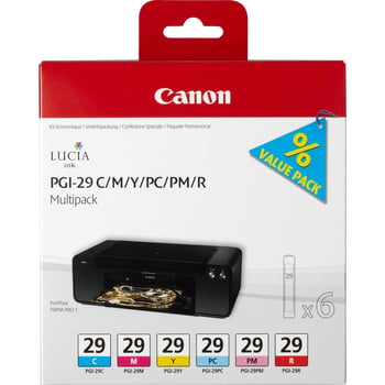 Canon PGI-29 Ink Cartridge Multipack (C/M/Y/PC/PM/R)
