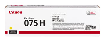 Canon 075H High Capacity Yellow Toner Cartridge