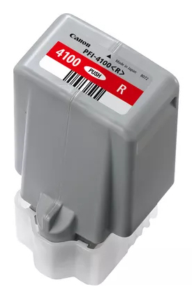 Canon PFI-4100R Red Ink Cartridge