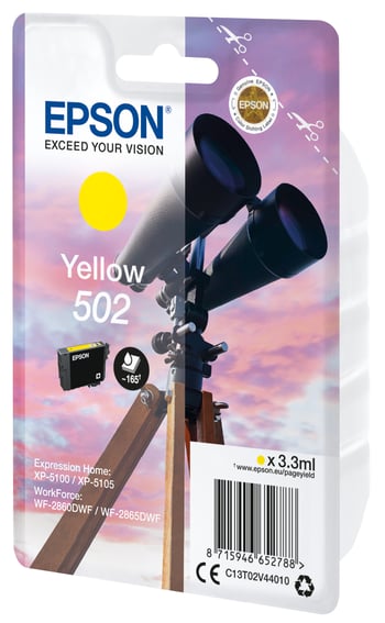 Epson 502 Yellow Ink Cartridge