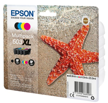 Epson 603XL Ink Cartridge Multipack (B/C/M/Y)