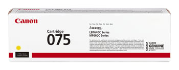 Canon 075 Yellow Toner Cartridge