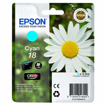 Epson T1802 Cyan Ink Cartridge
