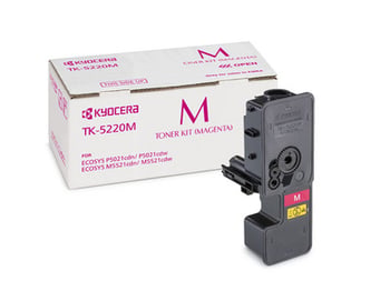 Kyocera TK-5220M Magenta Toner Cartridge