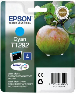 Epson T1292 High Capacity Cyan Ink Cartridge