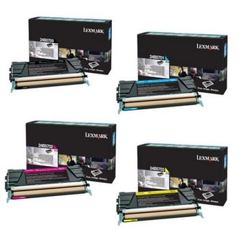 Lexmark 24B5700 Return Program Toner Value Pack (B/C/M/Y)