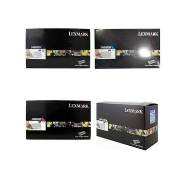 Lexmark 24B5831 Return Program Toner Value Pack (B/C/M/Y)