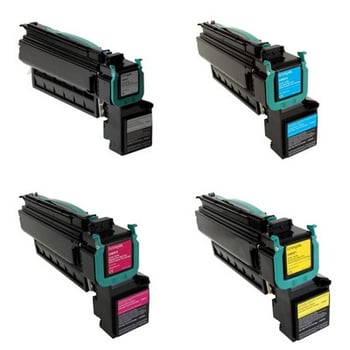 Lexmark 24B6022 Return Program Toner Value Pack (B/C/M/Y)
