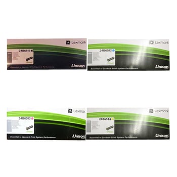 Lexmark 24B6515 Toner Value Pack (B/C/M/Y)