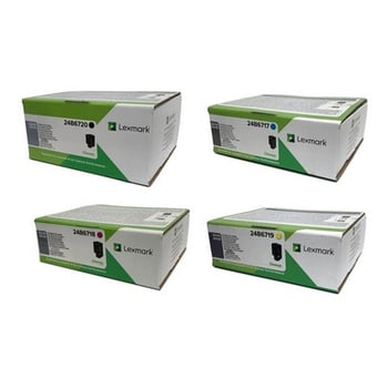Lexmark 24B6720 Toner Value Pack (B/C/M/Y)