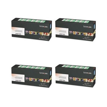 Lexmark 24B7185 Toner Value Pack (B/C/M/Y)