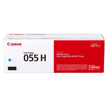Canon 055H High Capacity Cyan Toner Cartridge