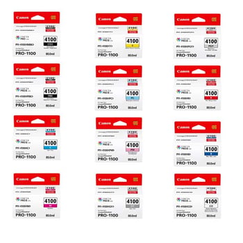 Canon PFI-4100 Ink Cartridge Multipack