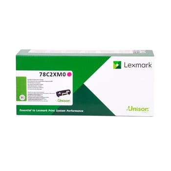 Lexmark 78C2XM0 Extra High Capacity Return Program Magenta Toner Cartridge