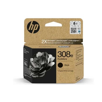 HP 308e EvoMore High Capacity Black Ink Cartridge