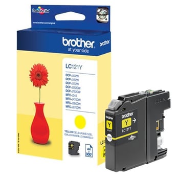 Brother LC121Y Yellow Ink Cartridge