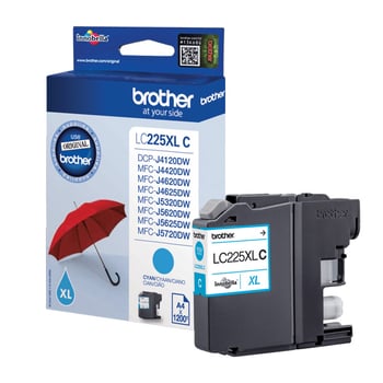 Brother LC225XL High Capacity Ink Cartridge - Cyan
