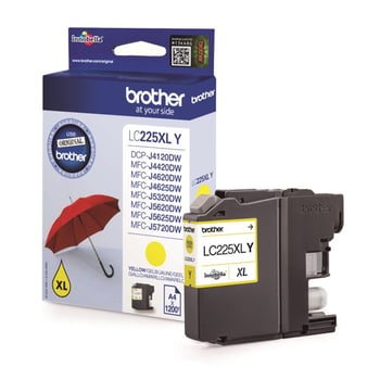 Brother LC225XL High Capacity Ink Cartridge - Yellow