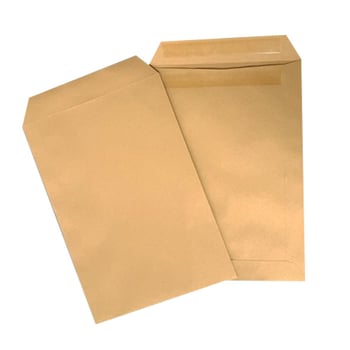 C5 Envelopes Plain Self Seal - 80gsm - Manilla (Pack of 500)