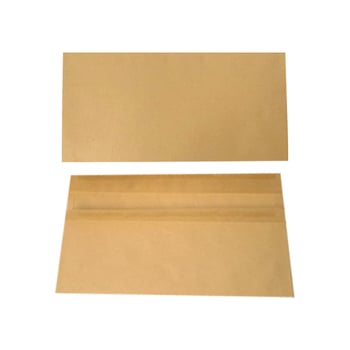 DL Envelopes Plain Self Seal - 80gsm - Manilla (Pack of 1000)