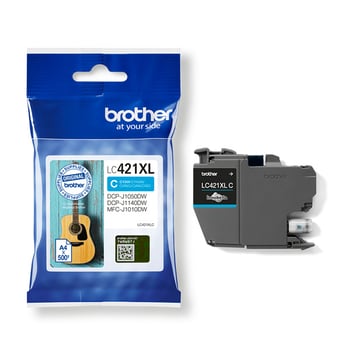 Brother LC421XLC High Capacity Cyan Ink Cartridge