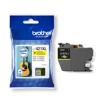 Brother LC421XLY High Capacity Yellow Ink Cartridge