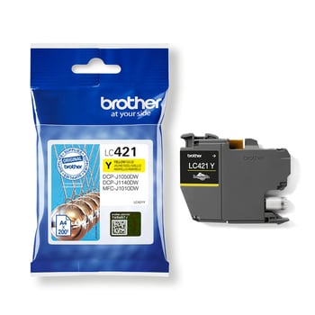 Brother LC421Y Yellow Ink Cartridge