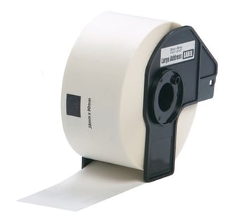 Compatible Brother DK-11208 Large White Address Labels Roll - 38 x 90mm (400 Labels)