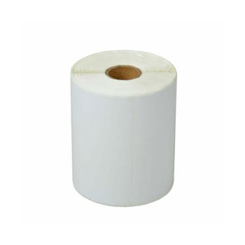 Compatible Zebra Large White Shipping Labels Roll - 101.6 x 152.4mm (250 Labels)
