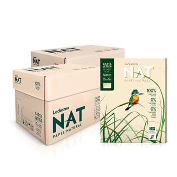 Ledesma Nat - Natural A4 Copier Paper - 75gsm  (10 Reams of 500)