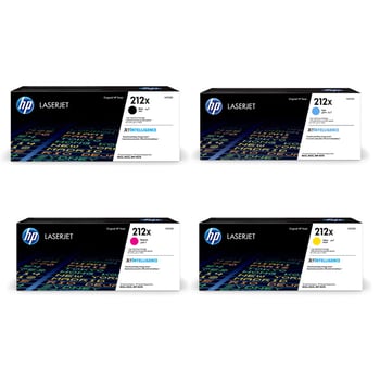 HP 212X High Capacity Toner Value Pack (B/C/M/Y)
