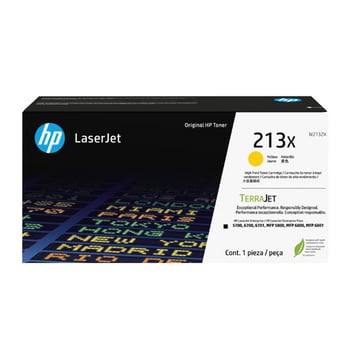 HP 213X High Capacity Yellow Toner Cartridge (W2132X)