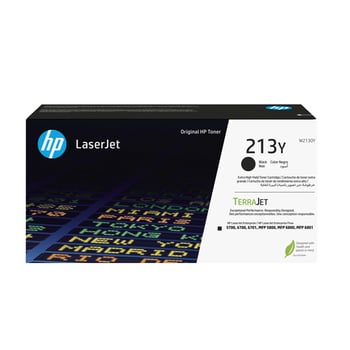 HP 213Y Extra High Capacity Black Toner Cartridge (W2130Y)