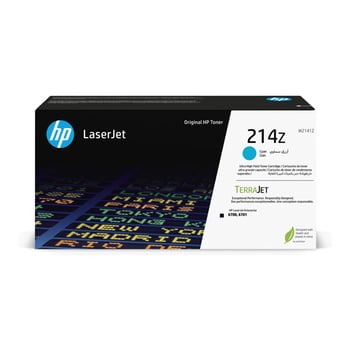 HP 214Z Ultra High Capacity Cyan Toner Cartridge (W2141Z)