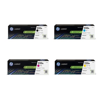 HP 220A Toner Cartridge Multipack (B/C/M/Y)