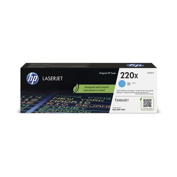 HP 220X High Capacity Cyan Toner Cartridge